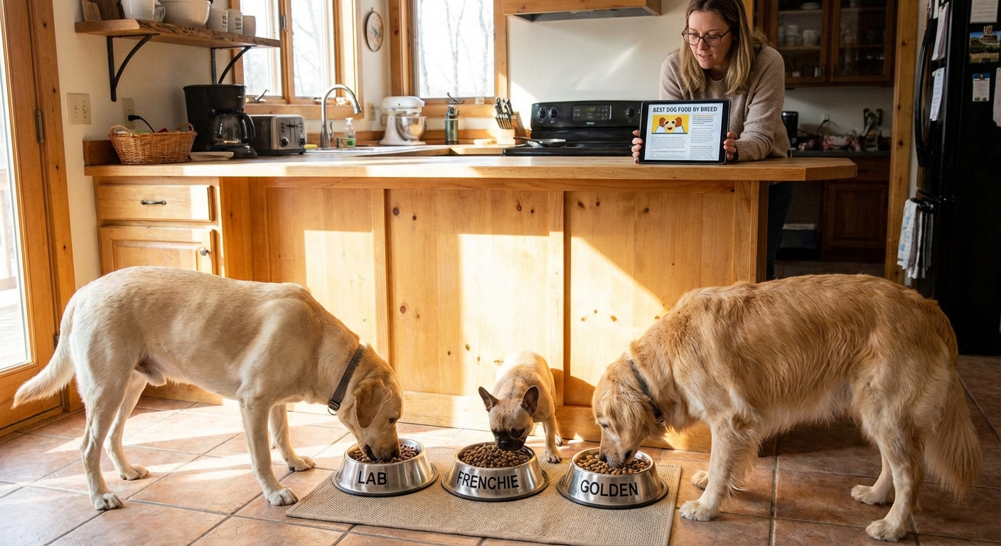 Best Dog Food by Breed: Tailored Nutrition for Labs, Frenchies, Goldens, and More