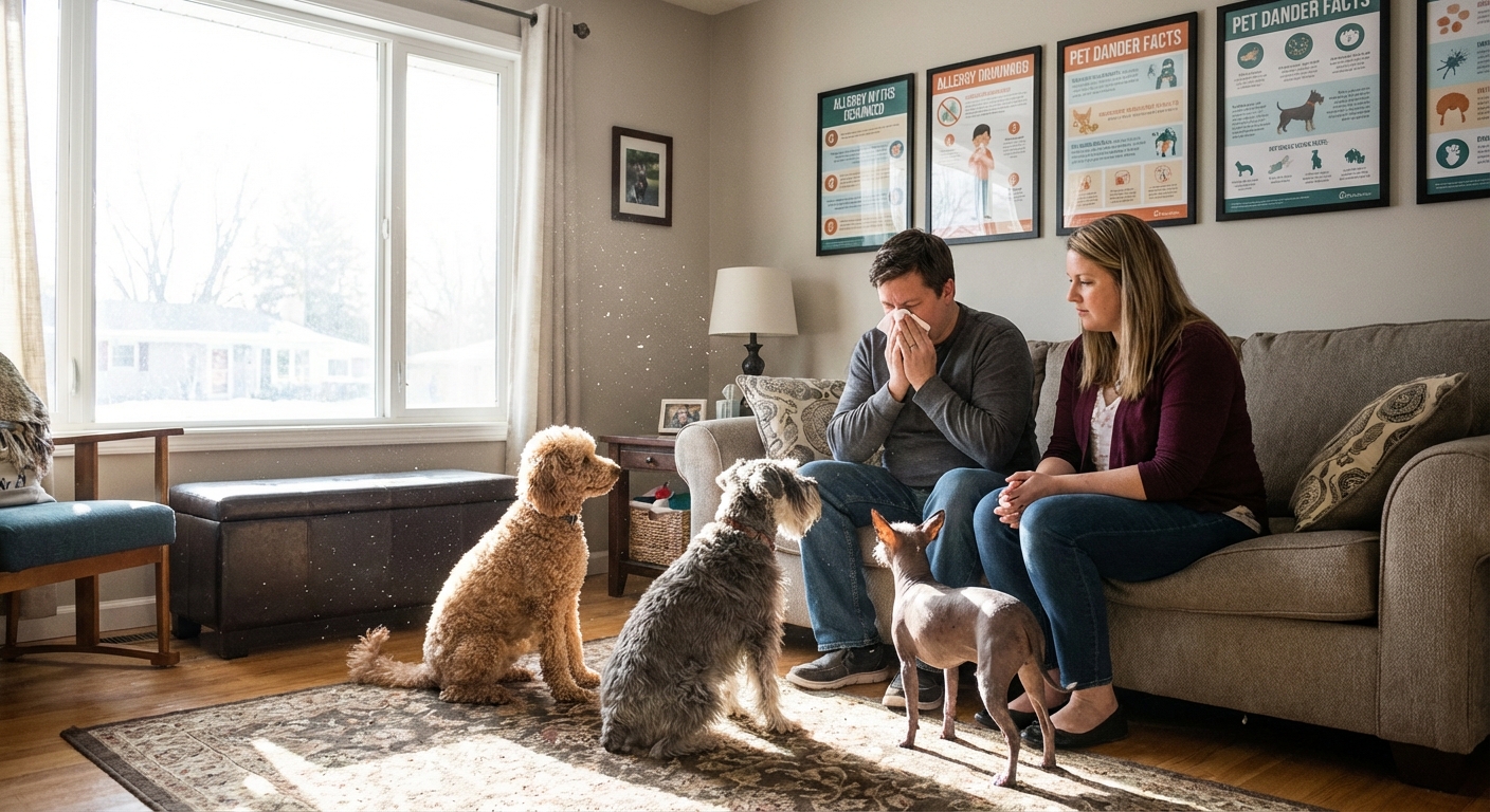 Hypoallergenic Dog Myths: Comparing Poodles, Schnauzers, and Hairless Breeds for Allergy Sufferers